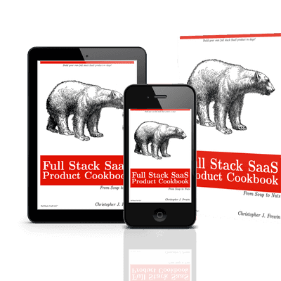 Full Stack SaaS Product Cookbook Cover